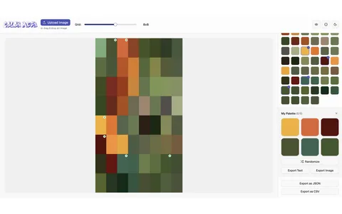 Colormesh — selected design detail